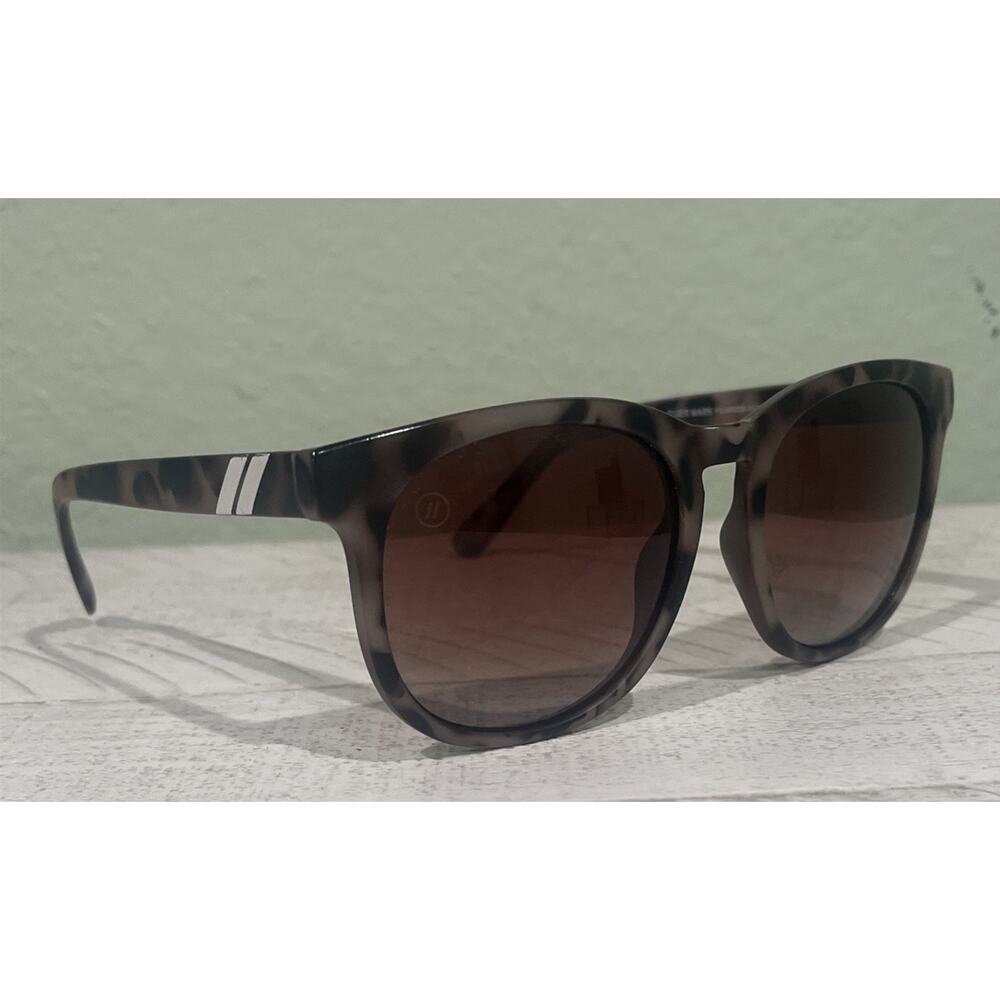 BLENDERS TIGER MARK MATTE BROWN TORTOISE CAT. 3 POLARIZED SUNGLASSES